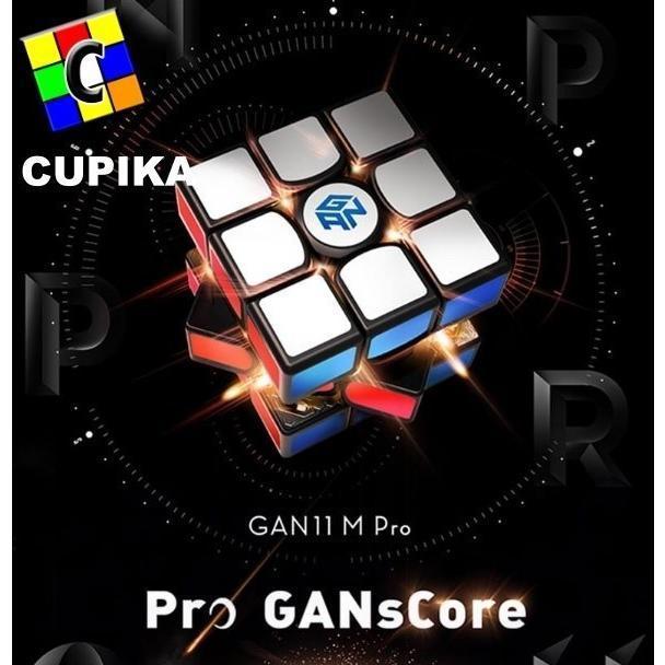 Cube Magic Puzzle 3x3 Gan 11 M Pro Magnetic UV Stickerless 3x3x3 Cube