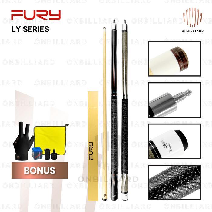 Fury Ly Series Cue Stick Stik Play Billiard Biliar Biliyar Fury #Gratisongkir