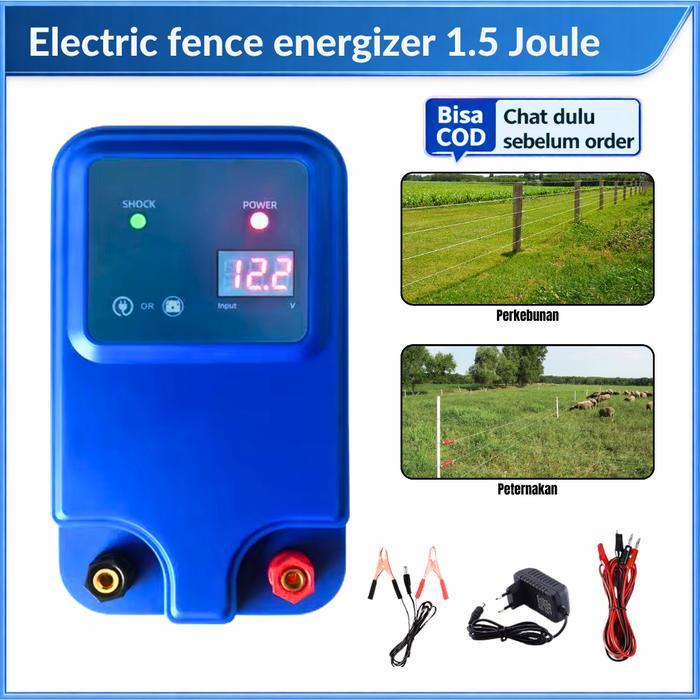Pagar Listrik 1 Joule / 2.5 Joule Electric Fence Pengaman Hewan Ternak & Lahan Pertanian