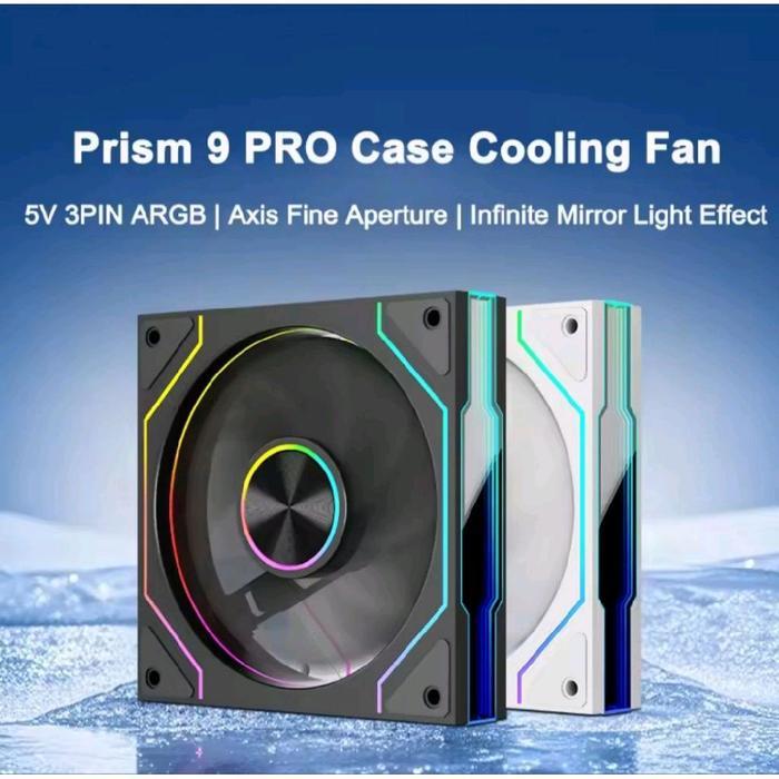 Fan Kipas 12Cm Coolmoon Hifrost Prism 9 Pro Argb Pwm Casing Pc Komputer