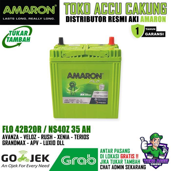 50B20R Amaron Flo 40 Ah Setara Ns40Z 36B20R (Tukar Tambah)