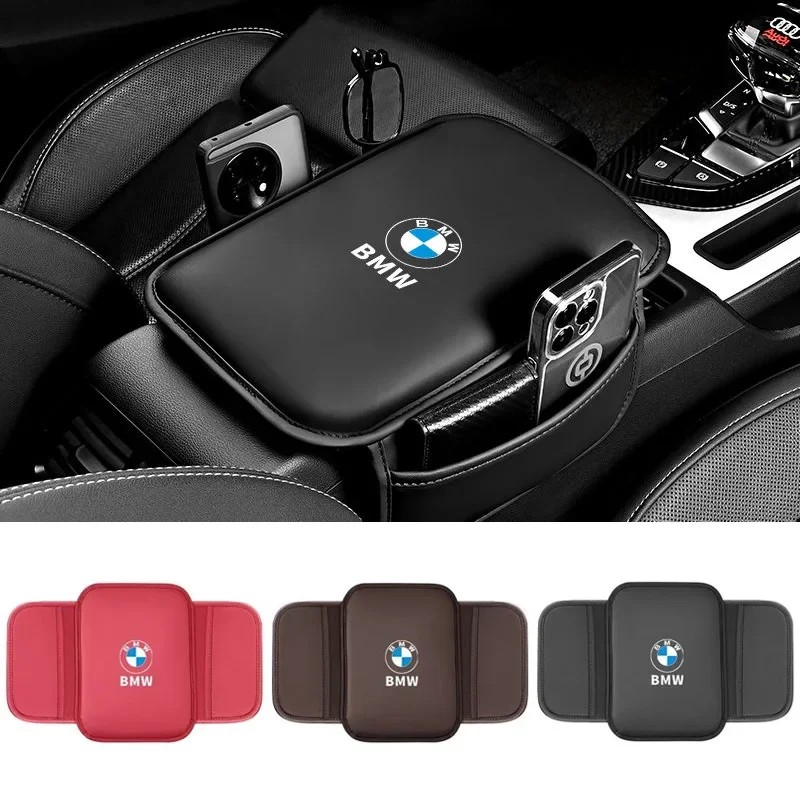 Car Armrest Box Pad Leather Auto Armrest Mat Car Accessories For  E63 E70 E88 E90 E92 E93 E39 E46