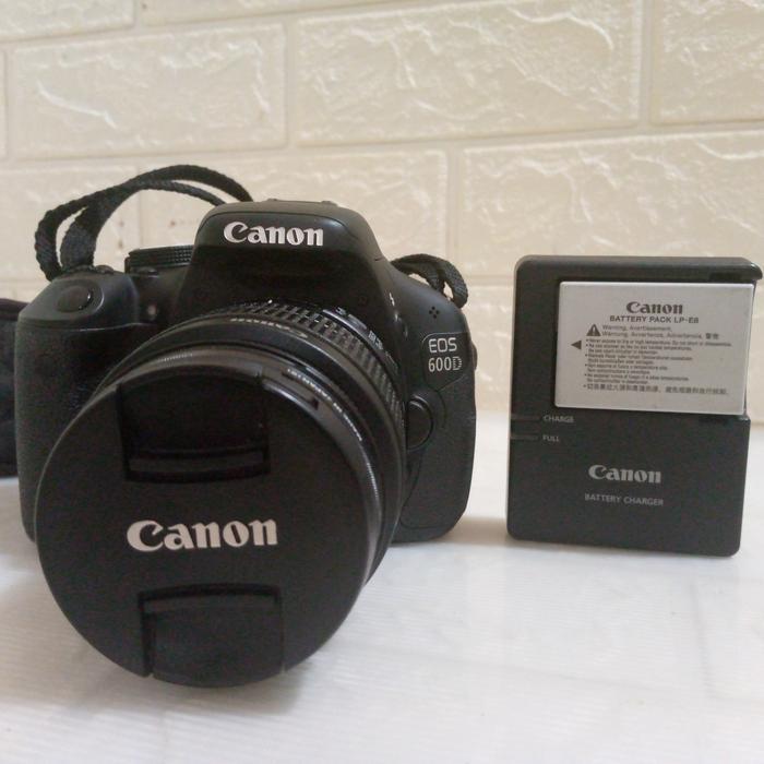 kamera Canon eos 600d kamera DSLR lensa kit 18 55 mm second