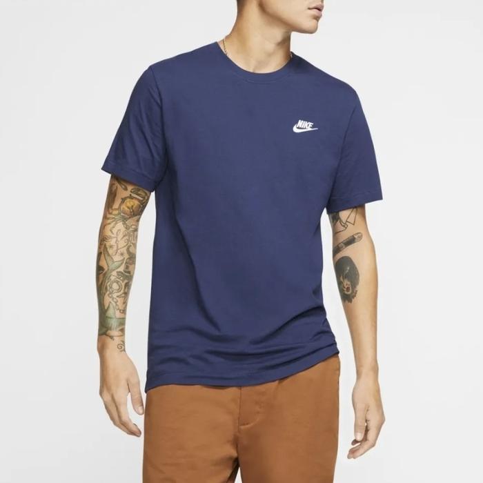Ar4999 410 Mens Nike Sportswear Club Short Sleeve Tee