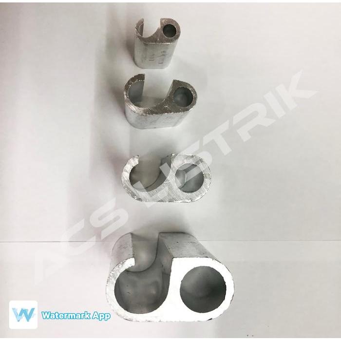 Compression Connector CCO 70-70 Aluminium Tipe G