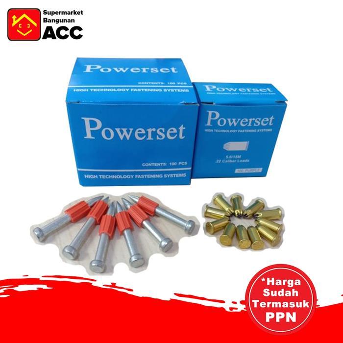 Terlaris Paku Ramset H62 Drive Pin 5.6/15M.22 Caliber Loads - 100pcs SALE