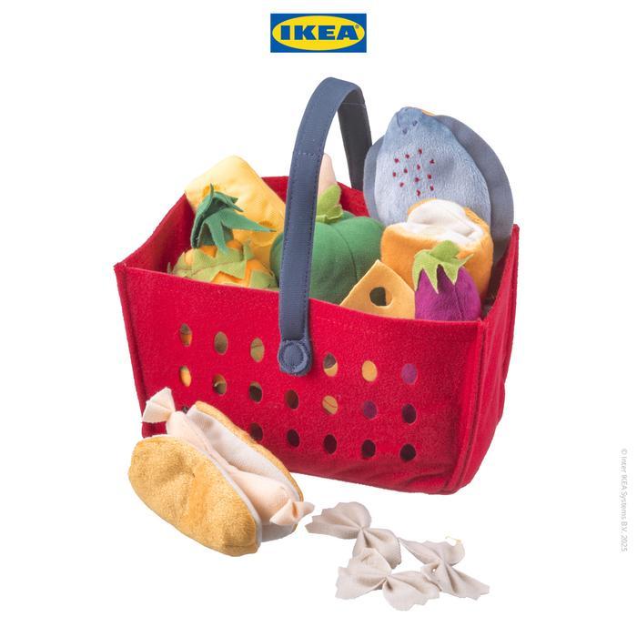 Bisa E-Katalog! Ikea Latsas Boneka Keranjang Belanja Set Isi 12Pcs Poliester Anak