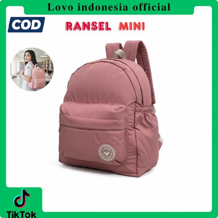 Sartorialele// Lovo.Id - Tas Ransel Mini Colour Pop Backpack Water Reppelent - Tas Fahion Korea