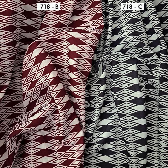 Kain CVC / Kain Katun CVC Motif D-718