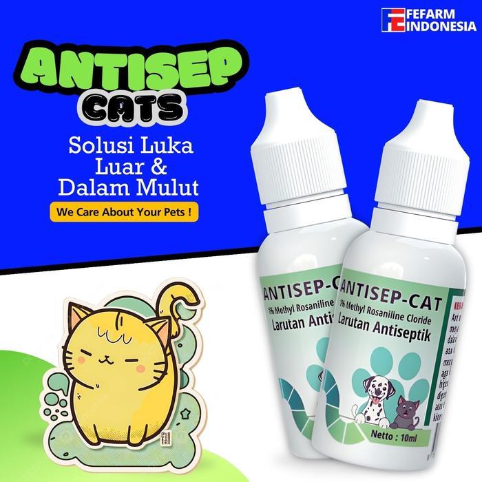 Cairan Antiseptik Obat Luka Luar dalam Mulut Kucing Anjing