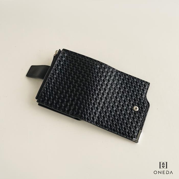 Promo Oneda Kana Dompet Lipat Kartu Wanita #W660 Pink Kulit Original