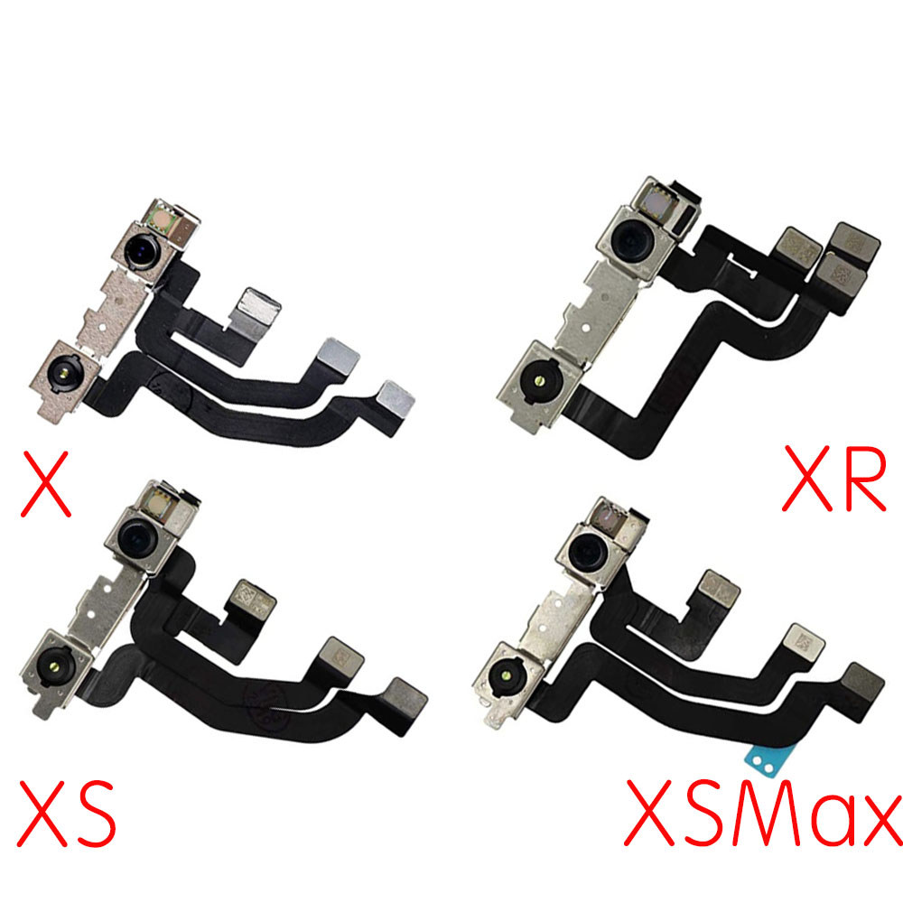Front Camera Flex Cable For iPhone X XR Xs Max With Proximity Sensor Flex No Face ID Phone Parts Rep