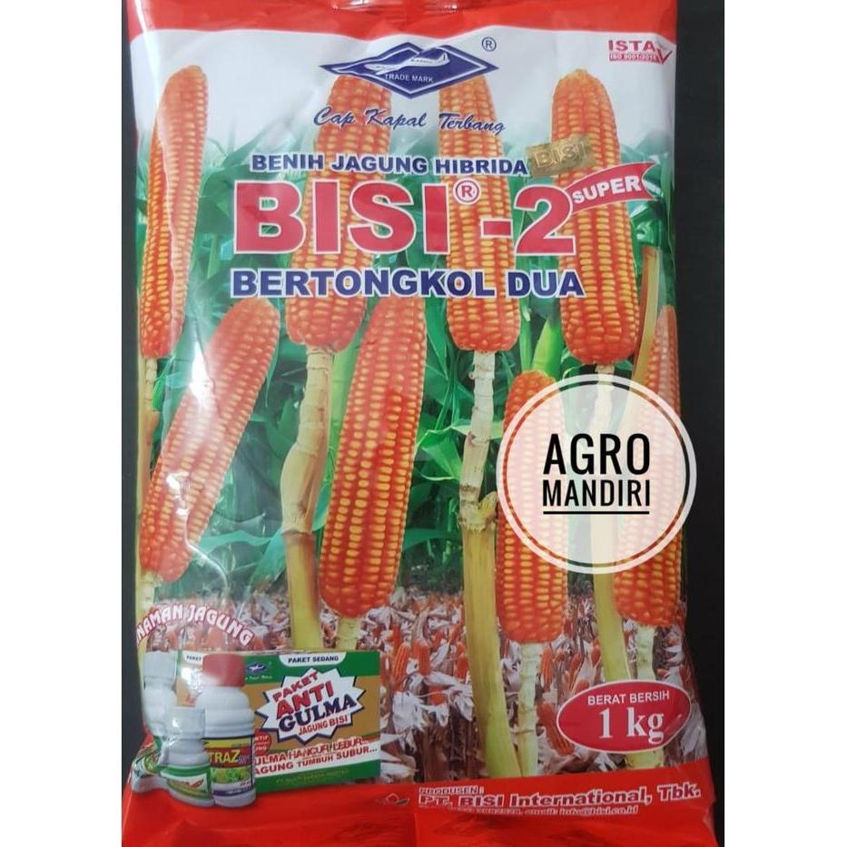 Bibit Jagung BISI 2 Super 1 Kilogram Jagung Manis Tongkol 2 Isi +- 4000 Butir Benih