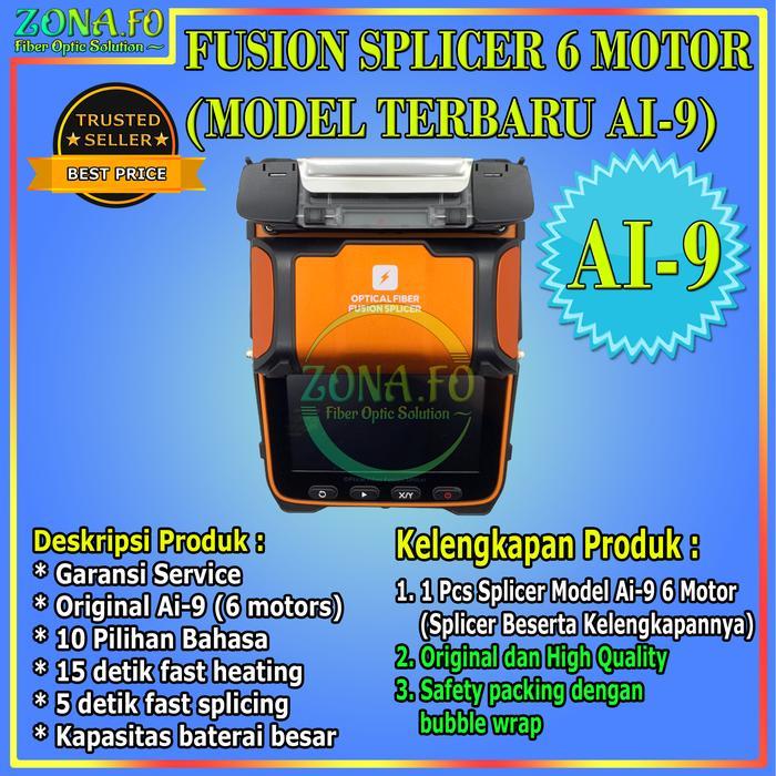 Fusion Splicer AI9 Fiber Optic Fusion Splicer AI-9 Original 6 Motor