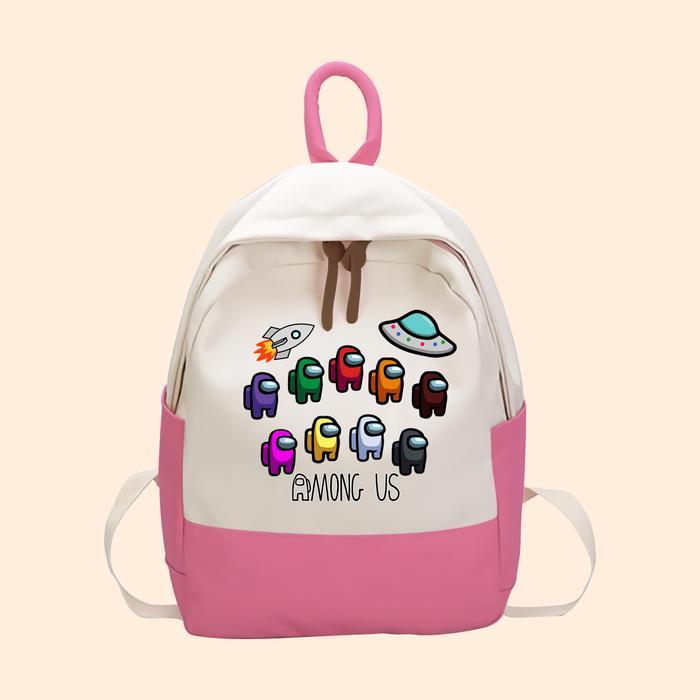 Tas Anak Game Among Us Anak SD TK Kantong Backpack Karakter Anak AMS-01