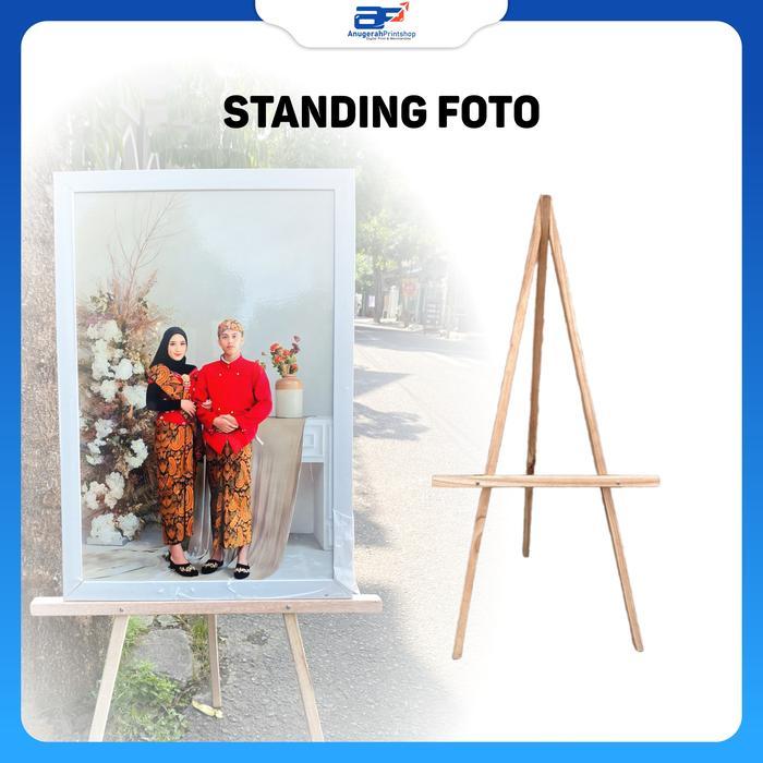 stand foto for wedding decor / DEKORASI WEDDING standing foto kayu