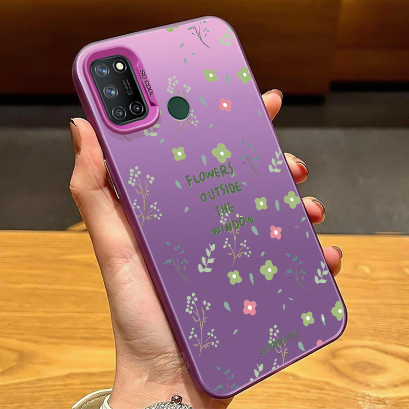 Casing Hp Untuk Realme 7i Realme C17 Case Casing HP Softcase ponsel silikon tahan jatuh berwarna per