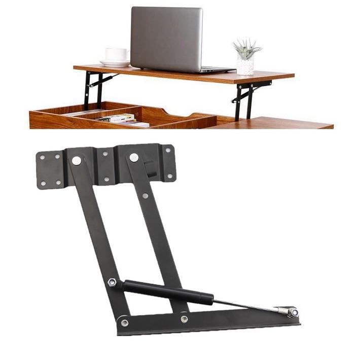 2Pcs Engsel Hidrolik Lift Up & Down Engsel Hidrolik Meja Lipat Fold Up Down Coffee Table Lift Up