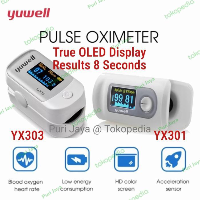 Bisa Termin Yuwell Oximeter Yx306 Yx301 Yx303 Yx102 Oxymeter Spo2 Oxi