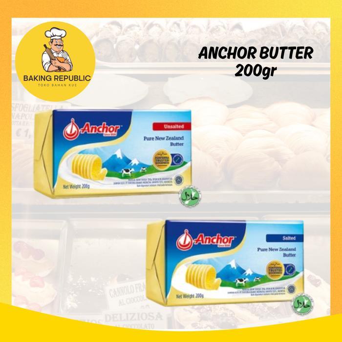 Anchor Salted Butter 227gr Ankor Mentega Asin 227 gr Anchor Butter