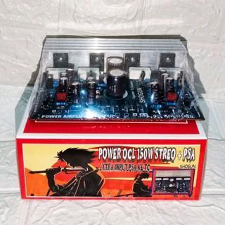 Kit power OCL 150W streo + PSU thunder 150 watt kit power amplifier stereo