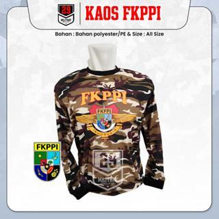 Kaos FKPPI PANJANG DEKKER Loreng Pria Baju Doreng FKPPI Polyester PE Lengan Panjang All Size Adem