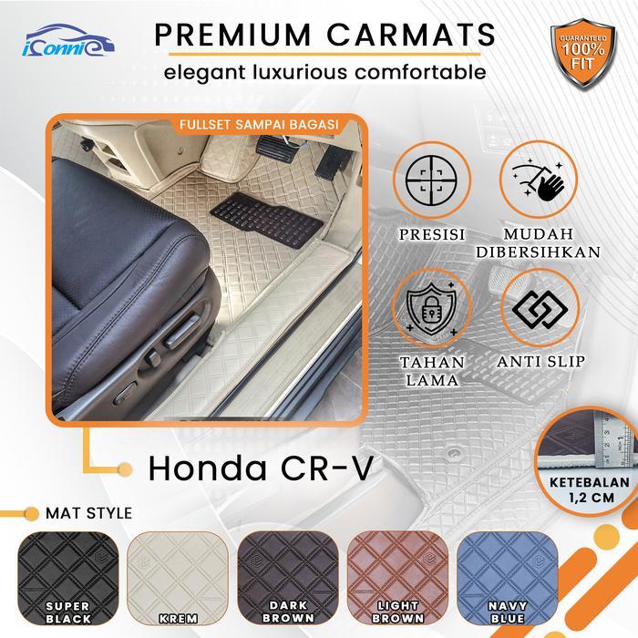 Iconnie Karpet Mobil Honda CRV 2007- 2017 Fullset Bagasi