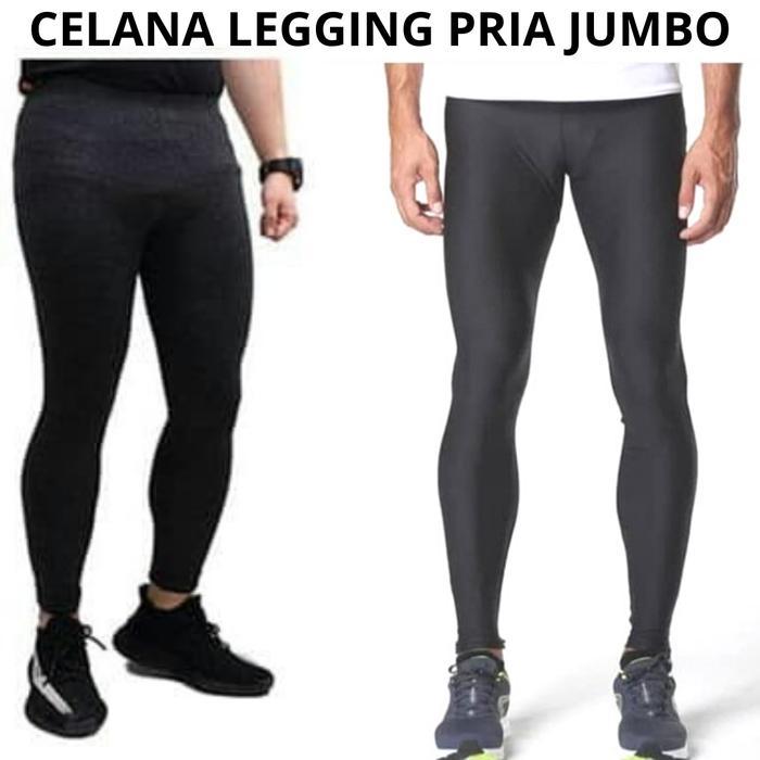 Celana Panjang Pria Legging Jumbo Celana Olahraga Fitness Gym Lari