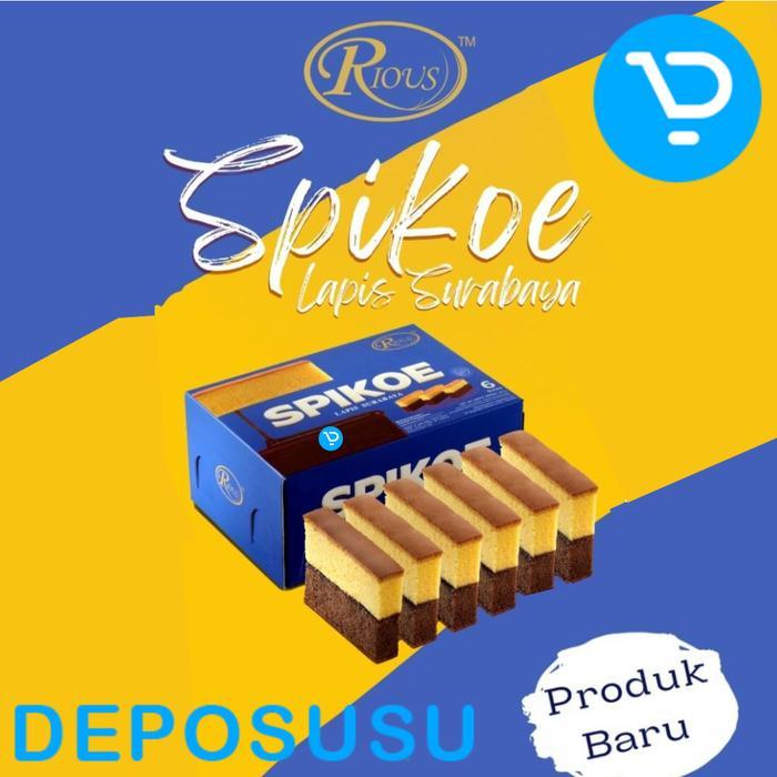 Rious Spikoe Spiku Lapis Surabaya 200g isi 6 slices