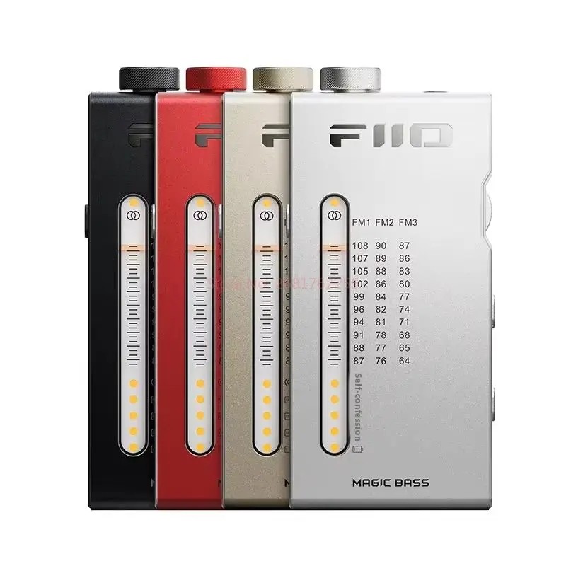 Fiio RR11 Portable Stereo Radio FM Headphone Amplifier with Si4831 Chip Analog PVR Tuning BASS 3D