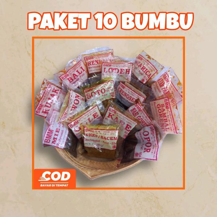 Paket 10 Bumbu Machmudah Bmm Gratis Tepung Rempeyek Bumbu Masak Machmudah Bumbu Instan Ayam Kuning