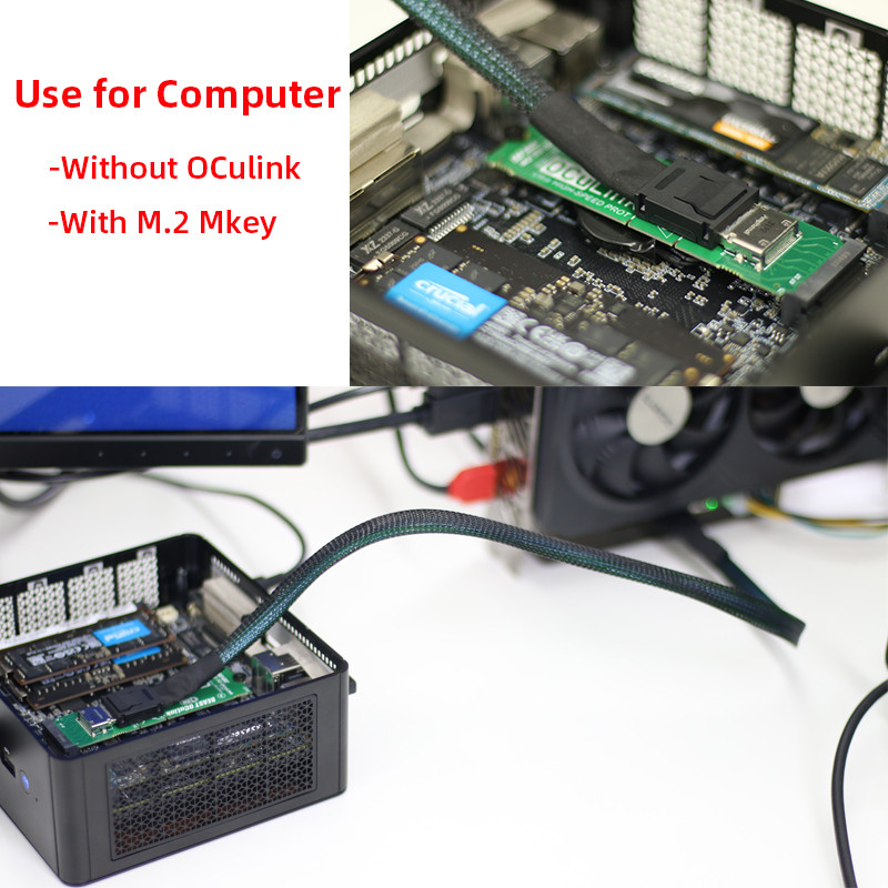 . Exp Gdc Oculink High Speed Gpu Dock Pcie 4.0 X4 Mini Pc Notebook -