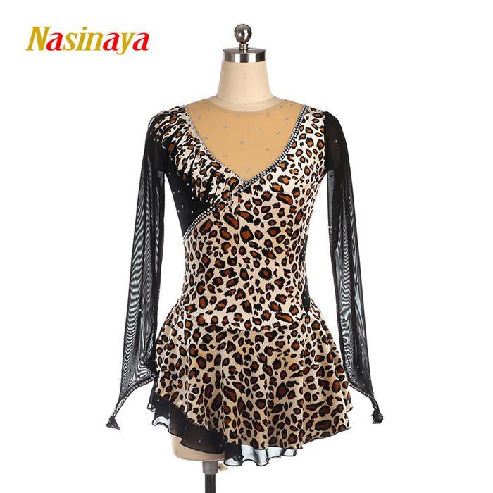 Nasinaya Figure Skating Dress Customized Competition Ice Skating Skirt Girl Women Kids_Performance