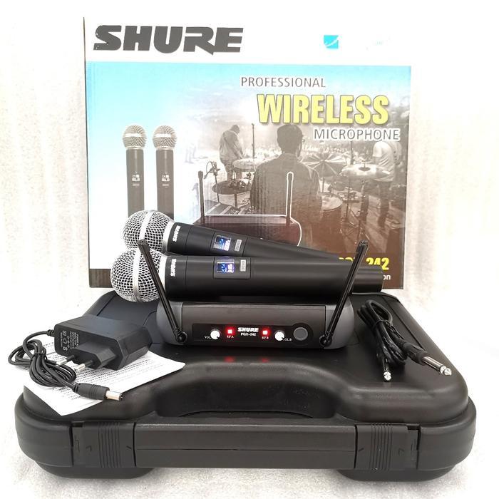 Mic Wireless Pgx242 Pgx 242 Microphone Handheld Free Koper