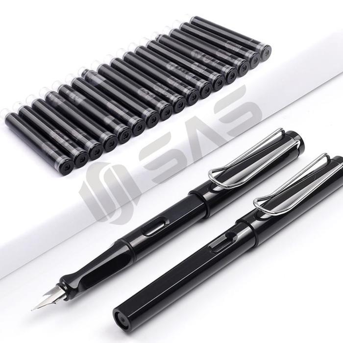 ISI ULANG PULPEN REFILL PEN FOUNTAIN ISI STANDART INK CARTRIDGE FOUNTAIN PEN CATRIDGE TINTA PEN