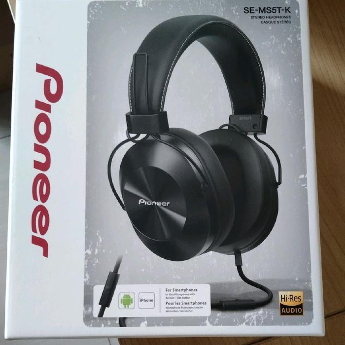 HEADPHONE PIONEER ORIGINAL MURAH EARPHONE HEADSET HANDSFREE BASS