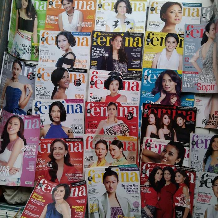 Buku Majalah FEMINA EDISI TAHUN 2016