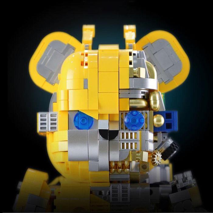 WANGAO Bear robot Mechanic Bricks Large 400% Optimus / bumblebee / Evangelion / Rx 78 / Zaku /