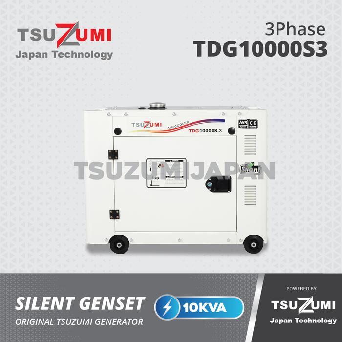 Genset Silent 8 KVA 10000S-3 Tsuzumi Japan