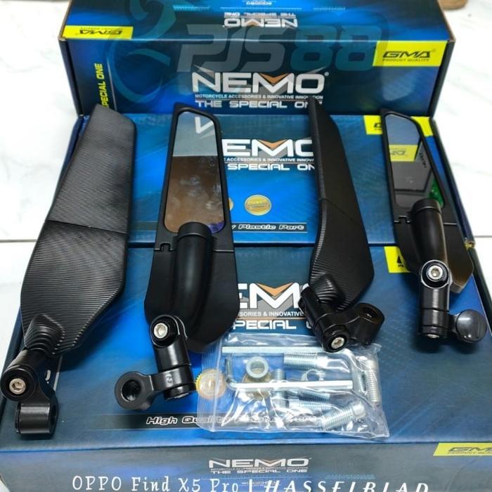 Spion Wingled Nemo Big And Small / Kaca Spion Winglet Nemo Universal / Spion Winglet Kaca Cembung