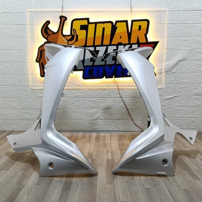 WIN Tebeng Sayap Legsil Legshield Luar Supra X 125 2007 Batman Silver