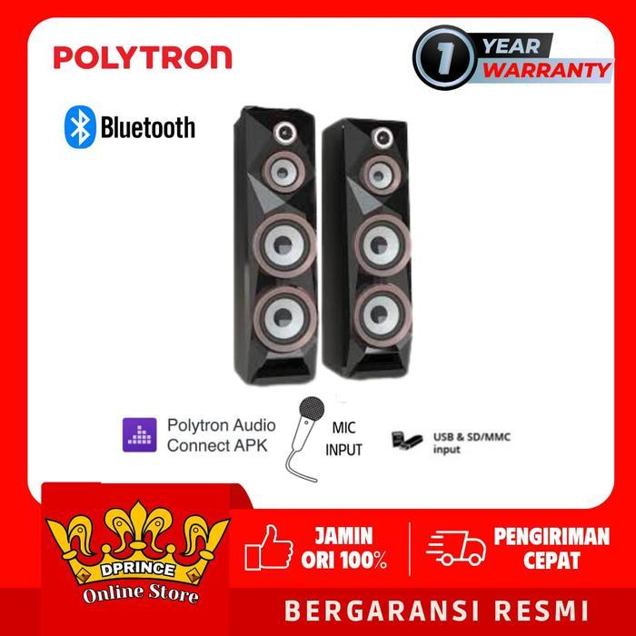 POLYTRON PAS8B28 SPEAKER ACTIVE PAS-8B28 BLUETOOTH PAS 8B28 - NO BUBBLE WRAP