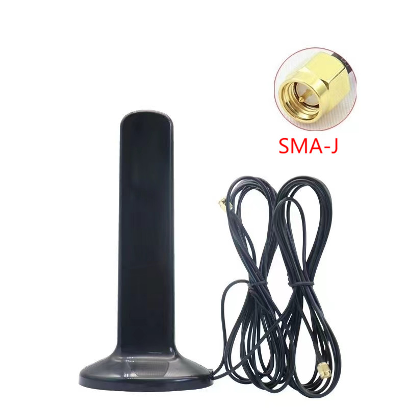 4G 5G GSM Antenna Outdoor 600-6000MHz 12dBi High Gain Omni Magnetic Sucker Antenna SMA Male TS9 CRC9