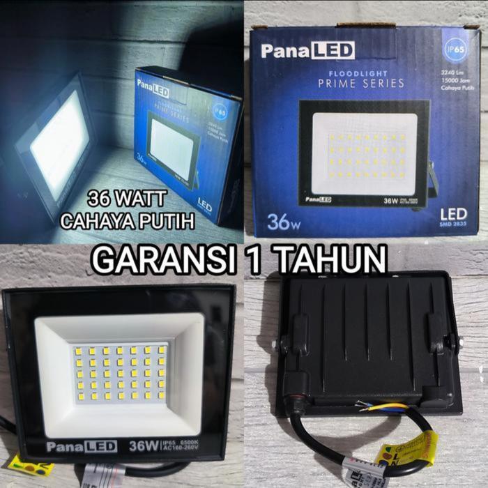Sale Panaled Lampu Sorot Floodlight Led 36W 36 Watt Putih / Kuning Ip65 Sni