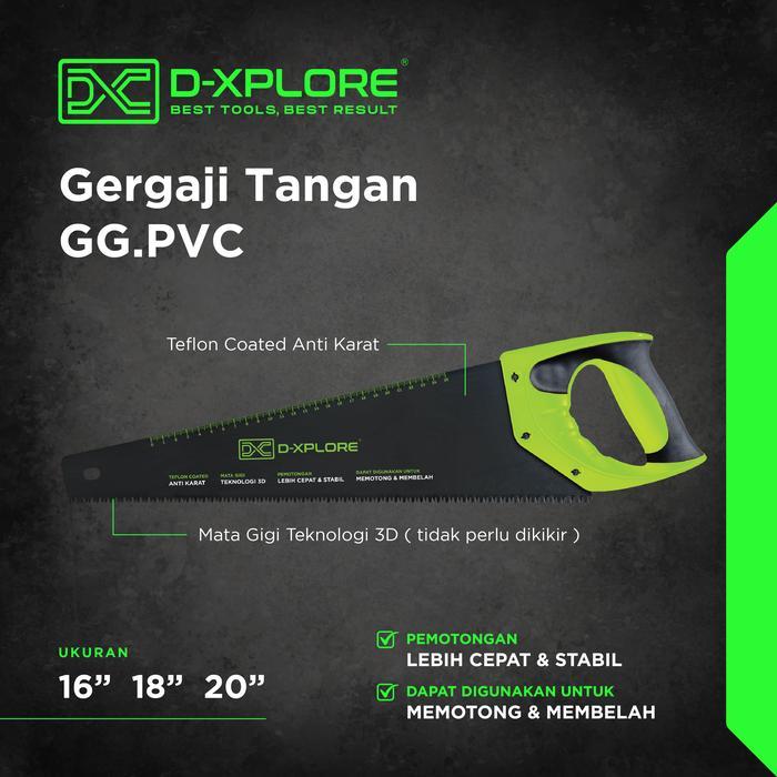 GERGAJI TANGAN/ GERGAJI KAYU 20 INCH D-XPLORE