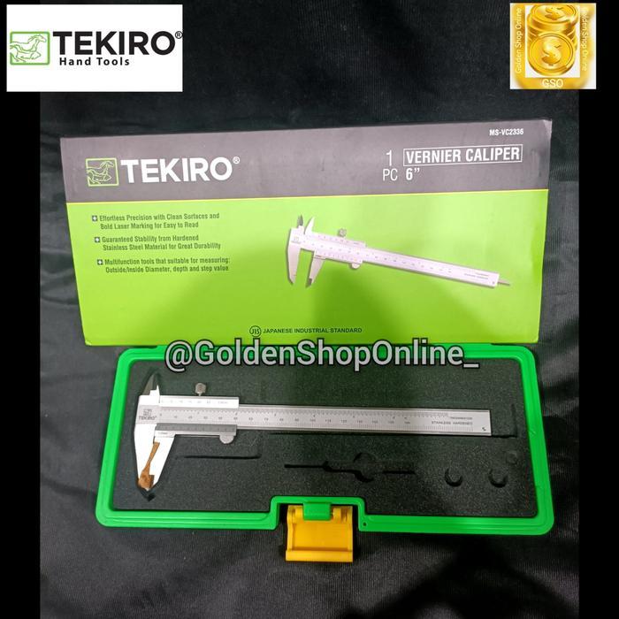 Sigmat / Jangka Sorong 6'' Tekiro - Vernier Caliper 6'' Tekiro