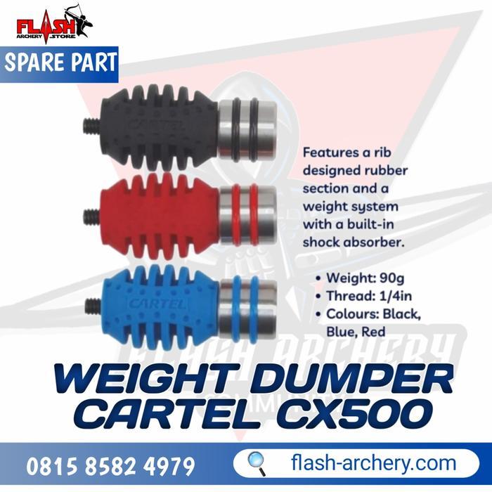 DUMPER CARTEL CX 500 & Weight Stabilizer Peredam getaran busur panah