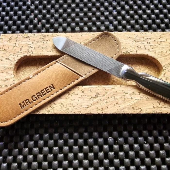 KIKIRAN PISAU STAINLESS BAJA NAIL FILE MR GREEN HIGH QUALITY GERMANY