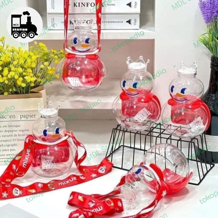 ID BOTOL MINUM MIXUE - SNOW KING 700ML WATER BOTTLE