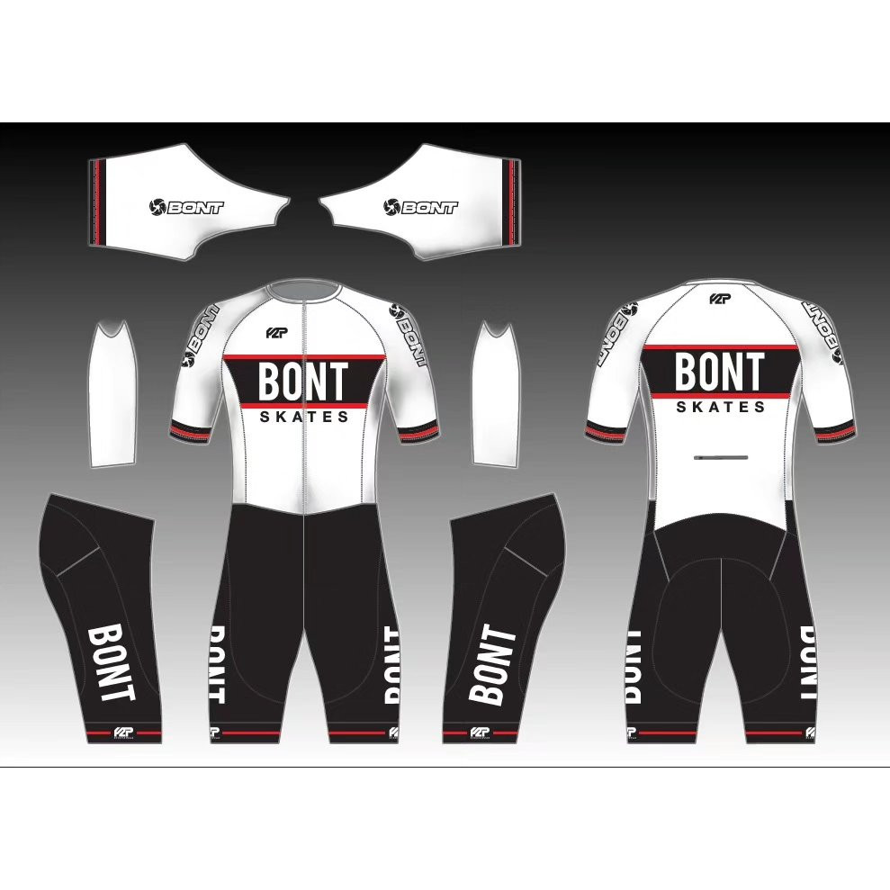 Bont Skates Suit Pro Triathlon Speed Inline Roller Skate Skinsuit Skating racing Skinsuit Fast